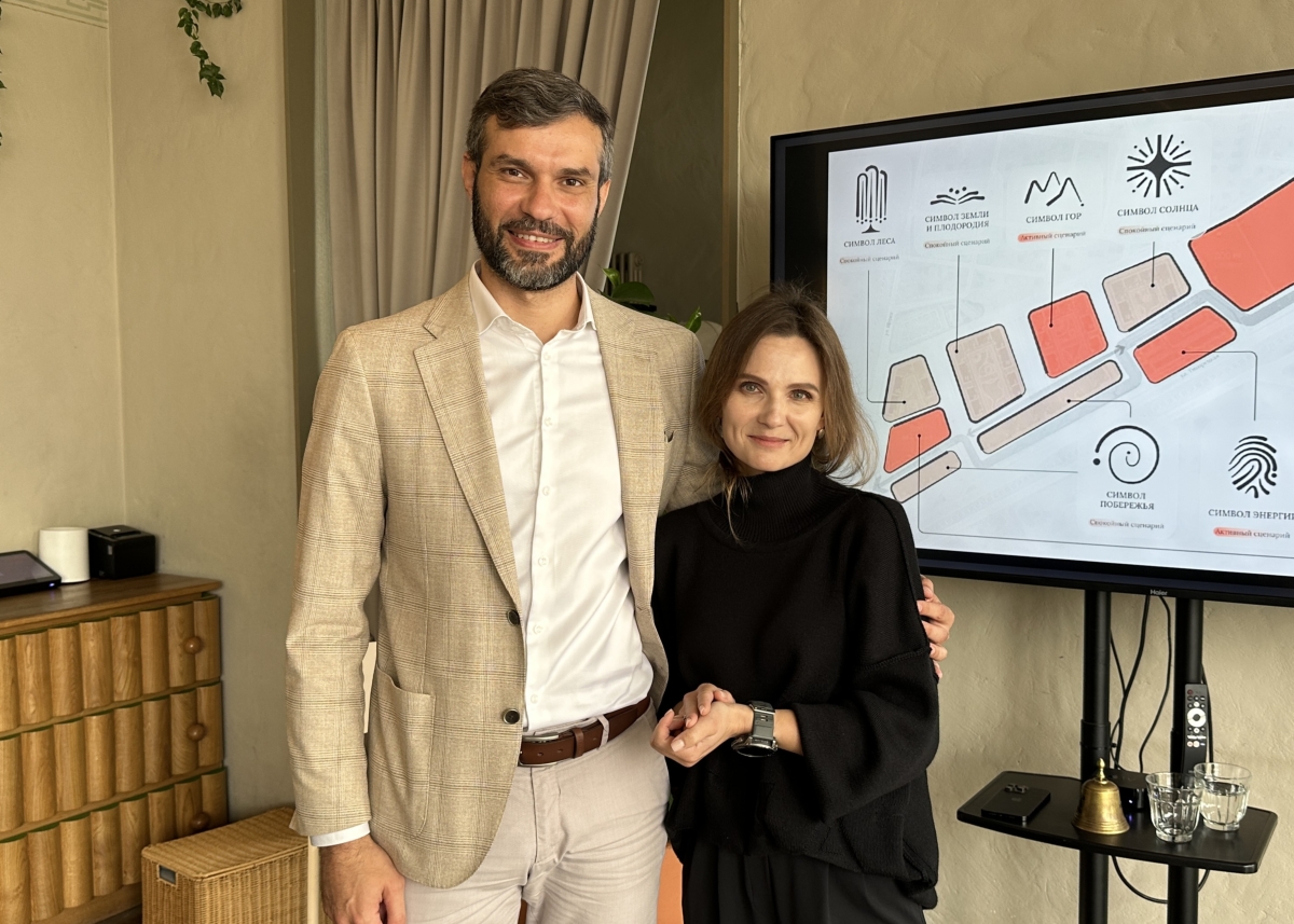 Денис Дроботенко — директор по маркетингу дивизиона Юг девелопера НЕОМЕТРИЯ; Ярославна Пшеничная — бизнес-коуч, наставник, руководитель подразделения КубА Junior