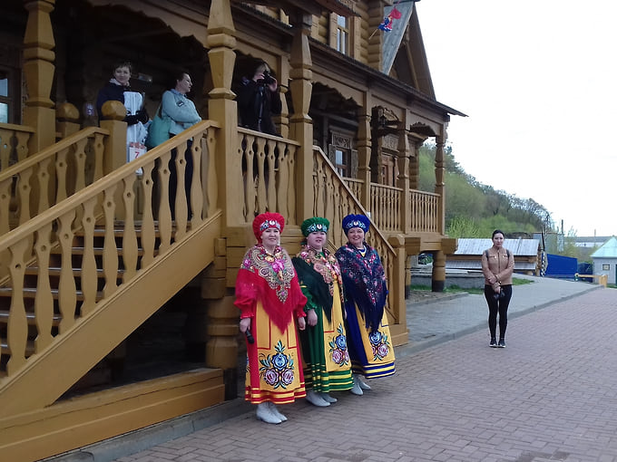 Музейный центр "Город мастеров" на берегу Волги в Городце