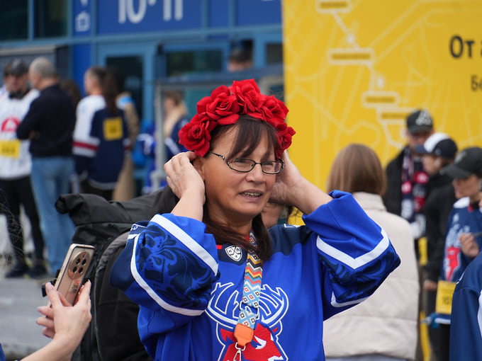 Несмотря на погоду атмосфера была праздничной