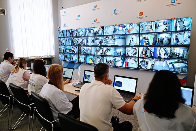 Работа Центра общественного наблюдения за выборами в Красноярском крае
