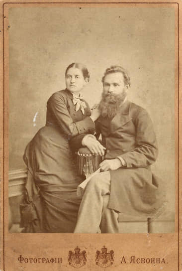 Иван Павлов и его будущая жена Серафима Карчевская в 1880 году 