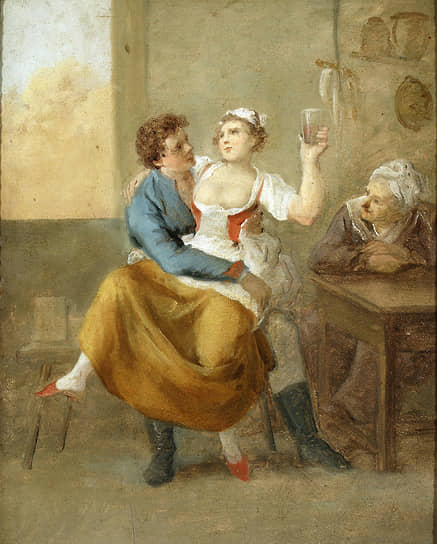 Картина Александра Орловского «Сцена в трактире». 1794 год 