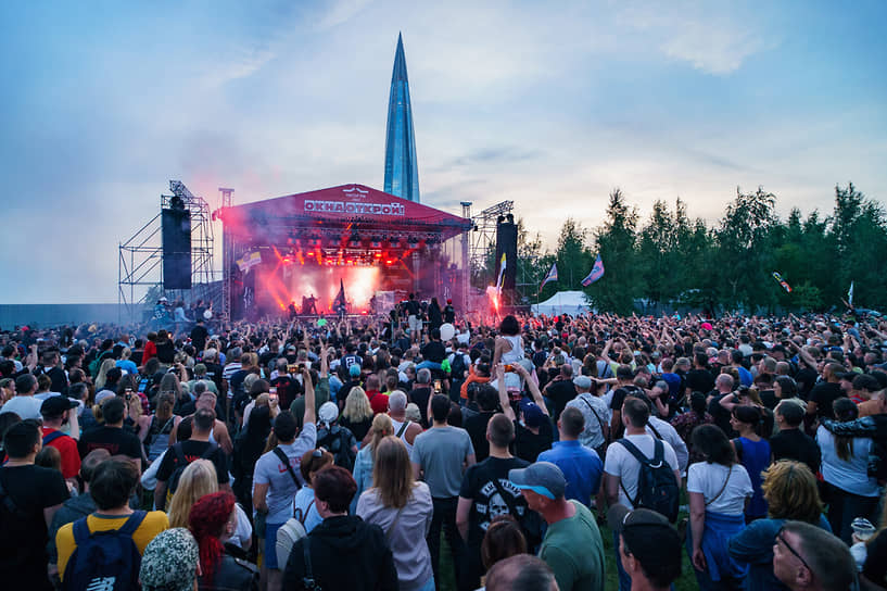 Юбилейный рок-фестиваль «Окна Открой» в Парке 300-летия Санкт-Петербурга