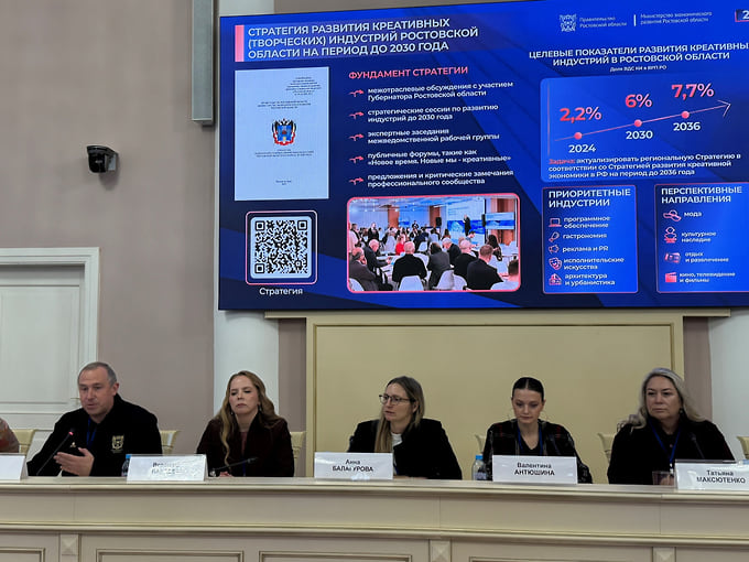 Донскую экосистему поддержки креативных индустрий презентовали в Санкт-Петербурге