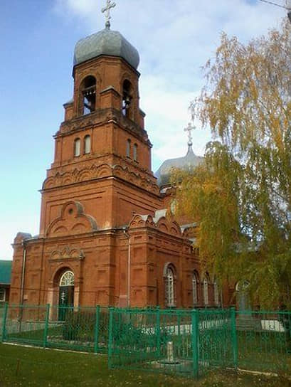 Храм в честь Богоявления Господня в селе Курумоч. Начало XX века 