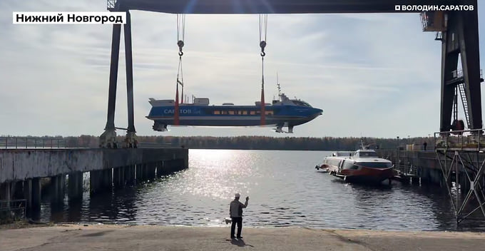 Еще один «Валдай» для Саратовской области спустили на воду