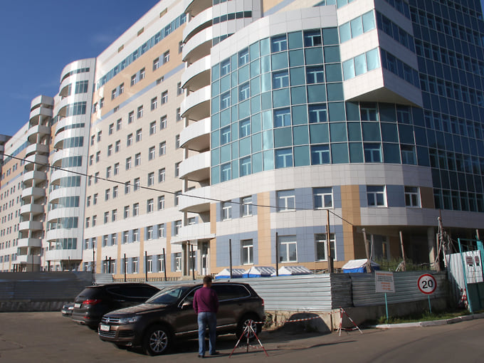 Строительство многопрофильного медцентра Орловской областной больницы 