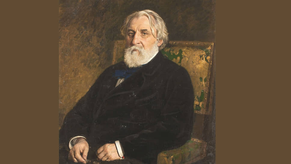 Илья Репин. Портрет писателя Ивана Тургенева (фрагмент). 1874