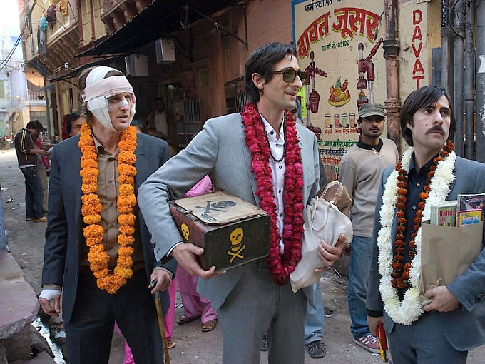 Кадр из фильма «Поезд на Дарджилинг. Отчаянные путешественники» (2007) 