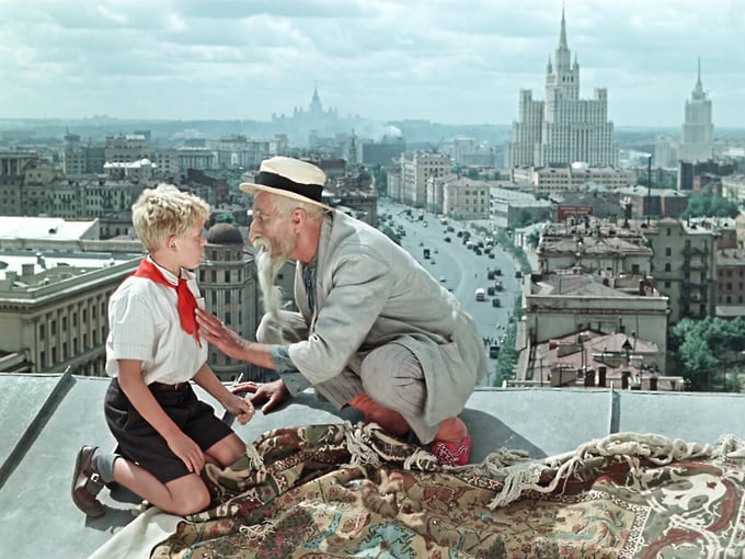 Кадр из фильма «Старик Хоттабыч» (1956) 