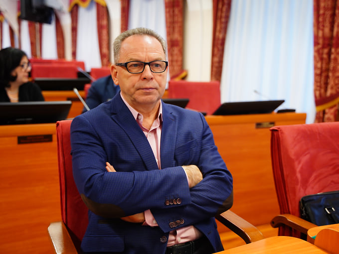 Александр Волков на заседании комитета