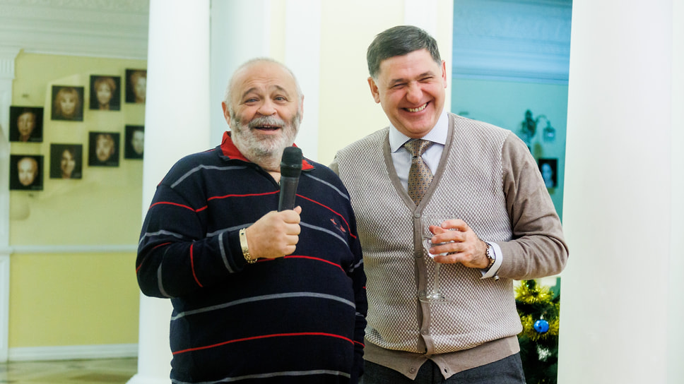 Юрий Ваксман и Сергей Пускепалис, актер, режиссер и художественный руководитель Волковского театра (погиб в ДТП в 2022 году) 