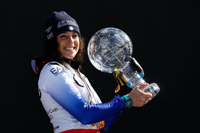 Двукратная олимпийская чемпионка, горнолыжница Федерика Бриньоне