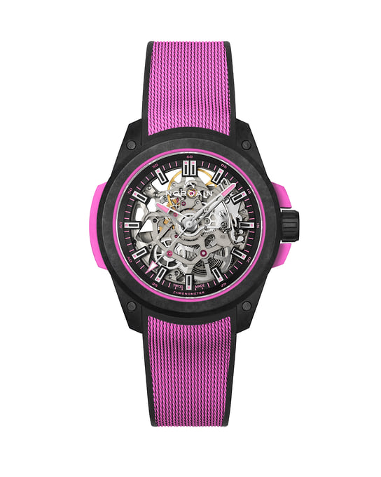 Norqain Wild One Skeleton Hyper Pink