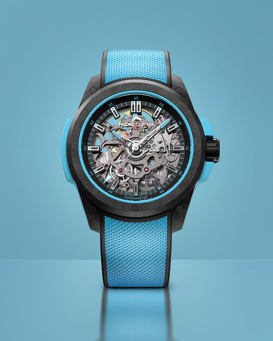 Norqain Wild One Skeleton Sky Blue