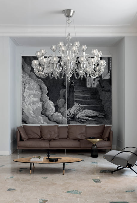Хрустальная люстра Magritte от бренда Barovier & Toso 