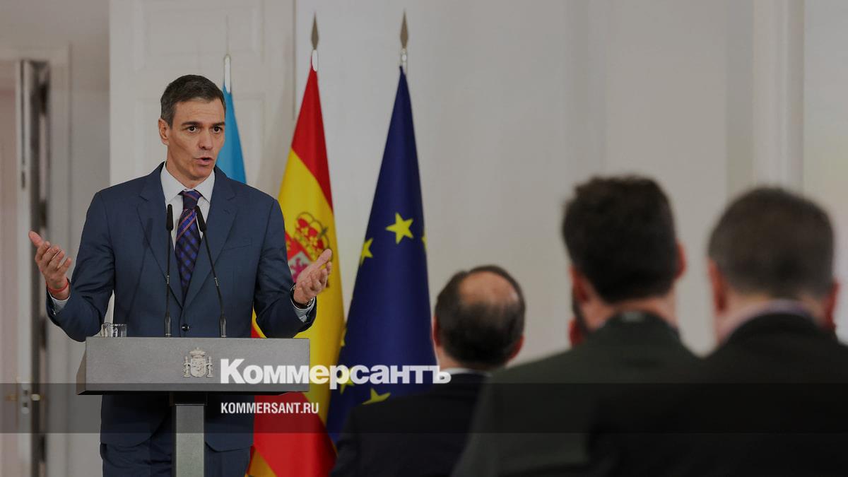 Санчес: Испания теряет €100 млрд в месяц из-за конфликта на Ближнем Востоке