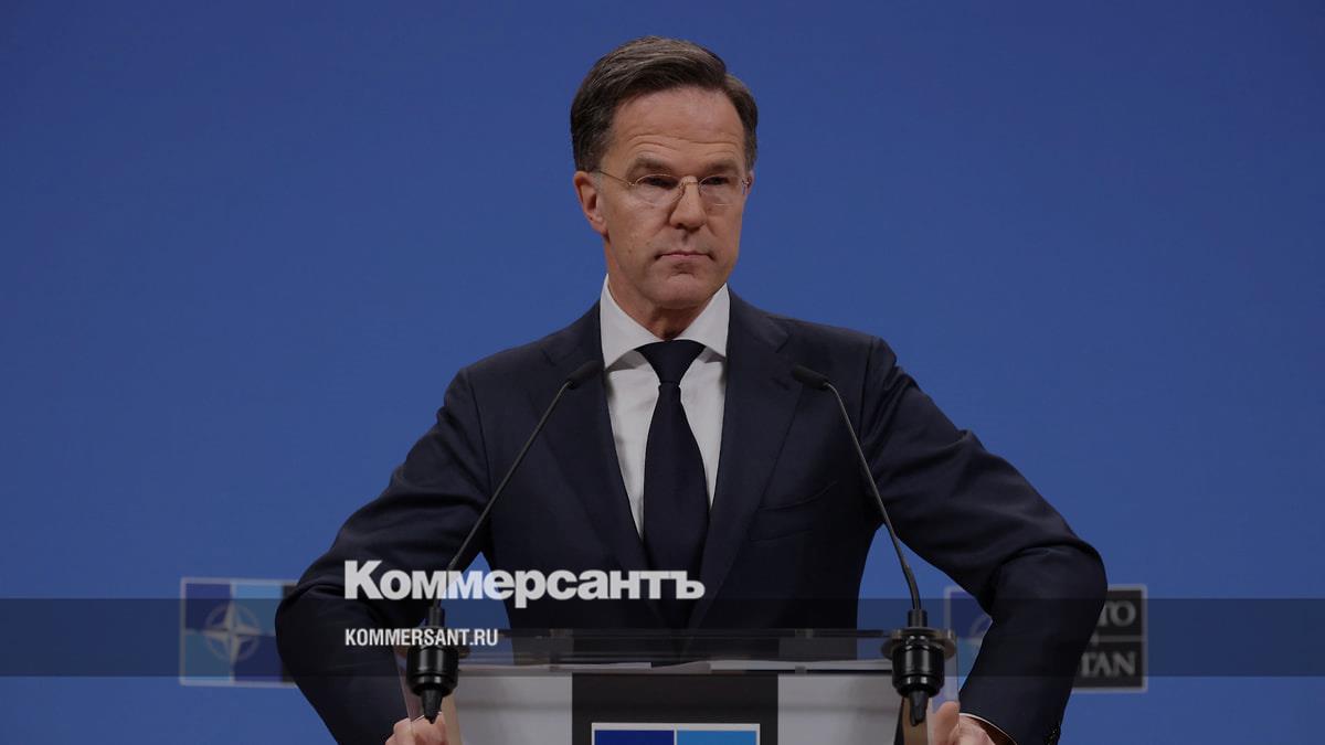 Рютте заявил о продолжении военных поставок НАТО на Украину