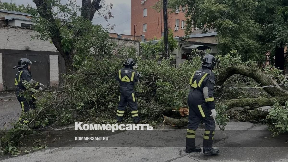 В Ростове-на-Дону ввели режим ЧС из-за урагана, пострадали 28 человек