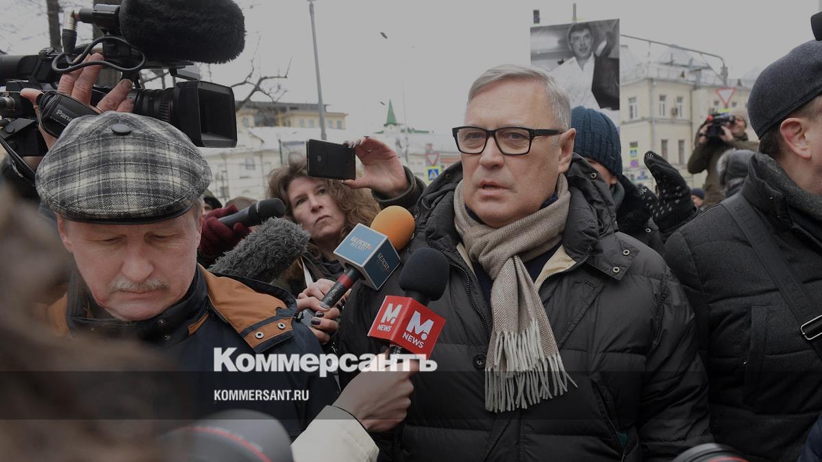 Прокуратура Москвы потребовала завести уголовное дело на Михаила Касьянова