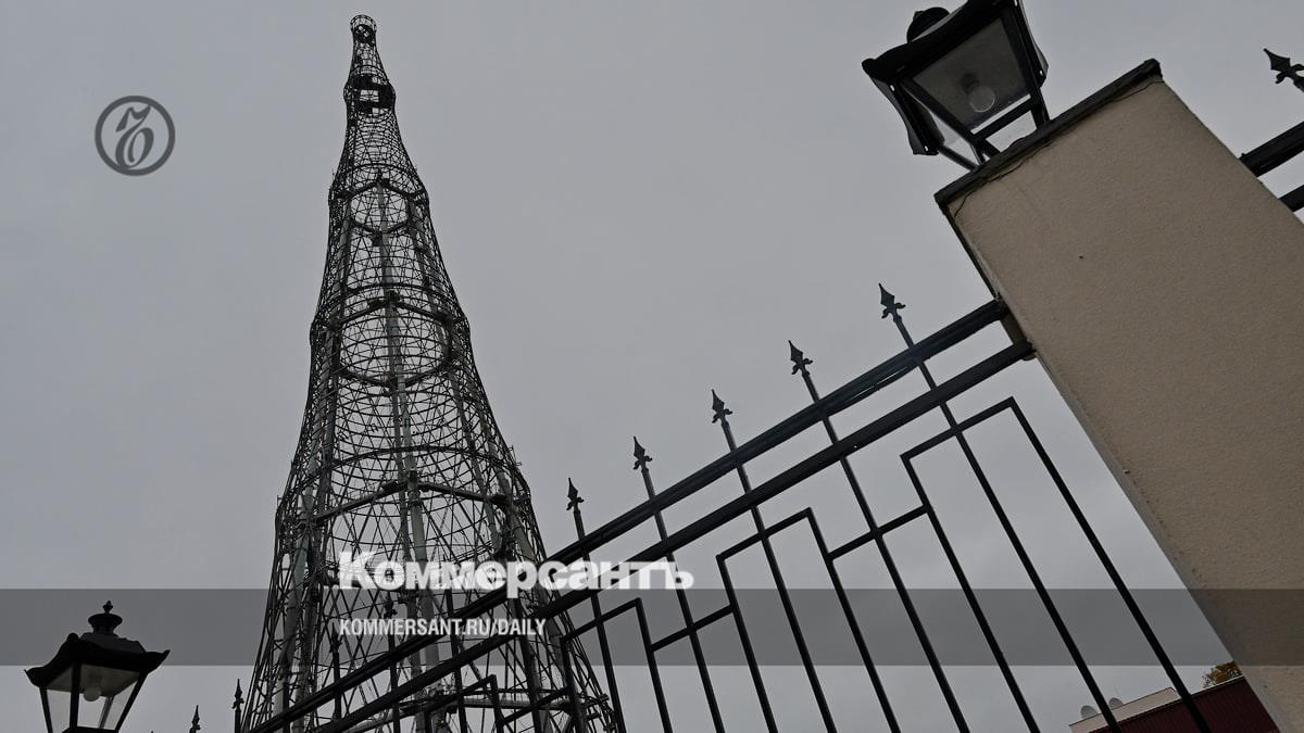 Шуховскую башню в Москве начнут разбирать в начале 2027 года