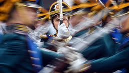 Июнь. Московская область. Открытие первого чемпионата мира по практической стрельбе в парке «Патриот»