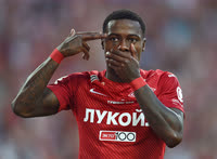 Август. Москва. Игрок команды «Спартак» Квинси Промес