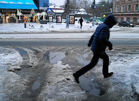 Погодные катаклизмы на улицах города