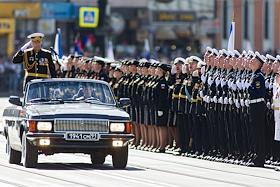 Военный парад, посвященный 73-й годовщине Победы в Великой Отечественной войне и акция памяти «Бессмертный полк» в Калининграде