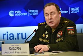 Брифинг начальника Объединенного штаба Организации Договора о коллективной безопасности (ОДКБ) Анатолия Сидорова в пресс-центре МИА 'Россия сегодня'