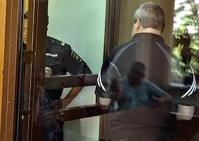Оглашение приговора по делу бывших сотрудников УГИБДД московского главка МВД Александра Галкина, Романа и Алексея Долбеевых, гражданских подельников Александра Соловьева, Михаила Калинина и Дмитрия Белова в Дорогомиловском суде