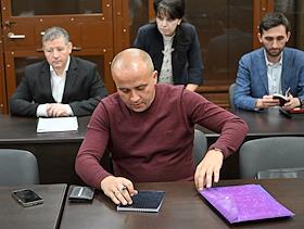 Рассмотрение уголовного дела Евгения Добровольского и Ивана Алехина обвиняемых в коммерческом подкупе заместителя генерального директора Российского фонда развития информационных технологий Ильи Костунова в Тверском районном суде