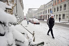Снегопад в Москве
