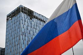Последствия атаки беспилотника в Москве на улице Лихачева