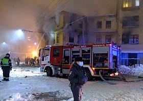 Последствия пожара в одном из корпусов в Апраксином дворе