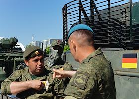 Выставка трофейной техники на Поклонной горе
