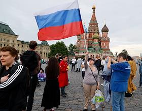 Митинг-концерт на Красной площади в честь Дня России