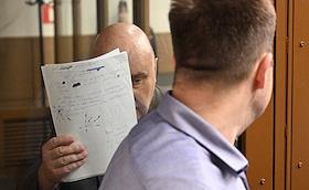 Судебное заседание по делу бывшего члена Высшего совета ЛДПР, депутата Государственной думы России Сергея Абельцева, обвиняемого в мошенничестве в особо крупном размере, в Замоскворецком районном суде