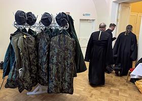 XXXIII Международные Рождественские образовательные чтения '80-летие Великой Победы: память и духовный опыт поколений'. Мероприятия направления 'Взаимодействие церкви с вооруженными силами и правоохранительными органами' прошли в Центральном доме Российской армии имени М.В.Фрунзе. Жанровая фотография