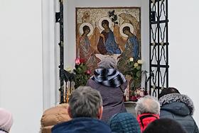 День памяти блаженной Ксении Петербургской на Смоленском кладбище в Санкт-Петербурге