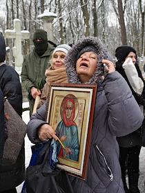 День памяти блаженной Ксении Петербургской на Смоленском кладбище в Санкт-Петербурге