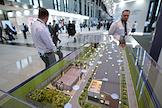 XIV Петербургский международный юридический форум (ПМЮФ-2026) в конгрессно-выставочном центре 'Экспофорум'. Модель быстровозводимого исправительного центра на 200 мест со спортплощадкой и сквером