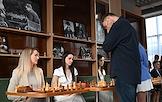 The opening ceremony of the MOVE chess club in Luzhniki