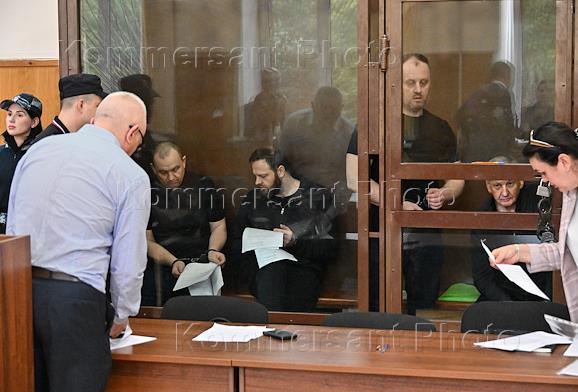 A court hearing in the case of former Bryansk Region Vice Governor Nikolai Simonenko, accused of abuse of office during the construction of defensive fortifications, at the Khamovnichesky District Court