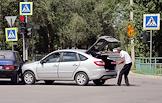 Автомобильная авария на ул. Энгельса с пересечением ул. Советская в Волжском
