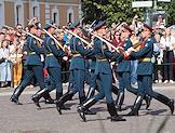 Празднование Дня Российского флага на территории Петропавловской крепости