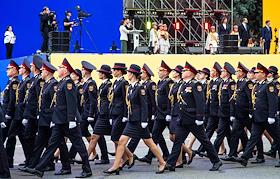 Военный парад по случаю 35-летия независимости Республики Молдова