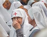 Крестный ход на Невском проспекте в честь дня перенесения мощей Святого Благоверного князя Александра Невского в Санкт-Петербург