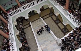 Встреча Президента РФ Дмитрия Медведева со студентами  факультета журналистики МГУ имени Ломоносова