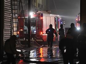 Пожар на Дербеневской набережной